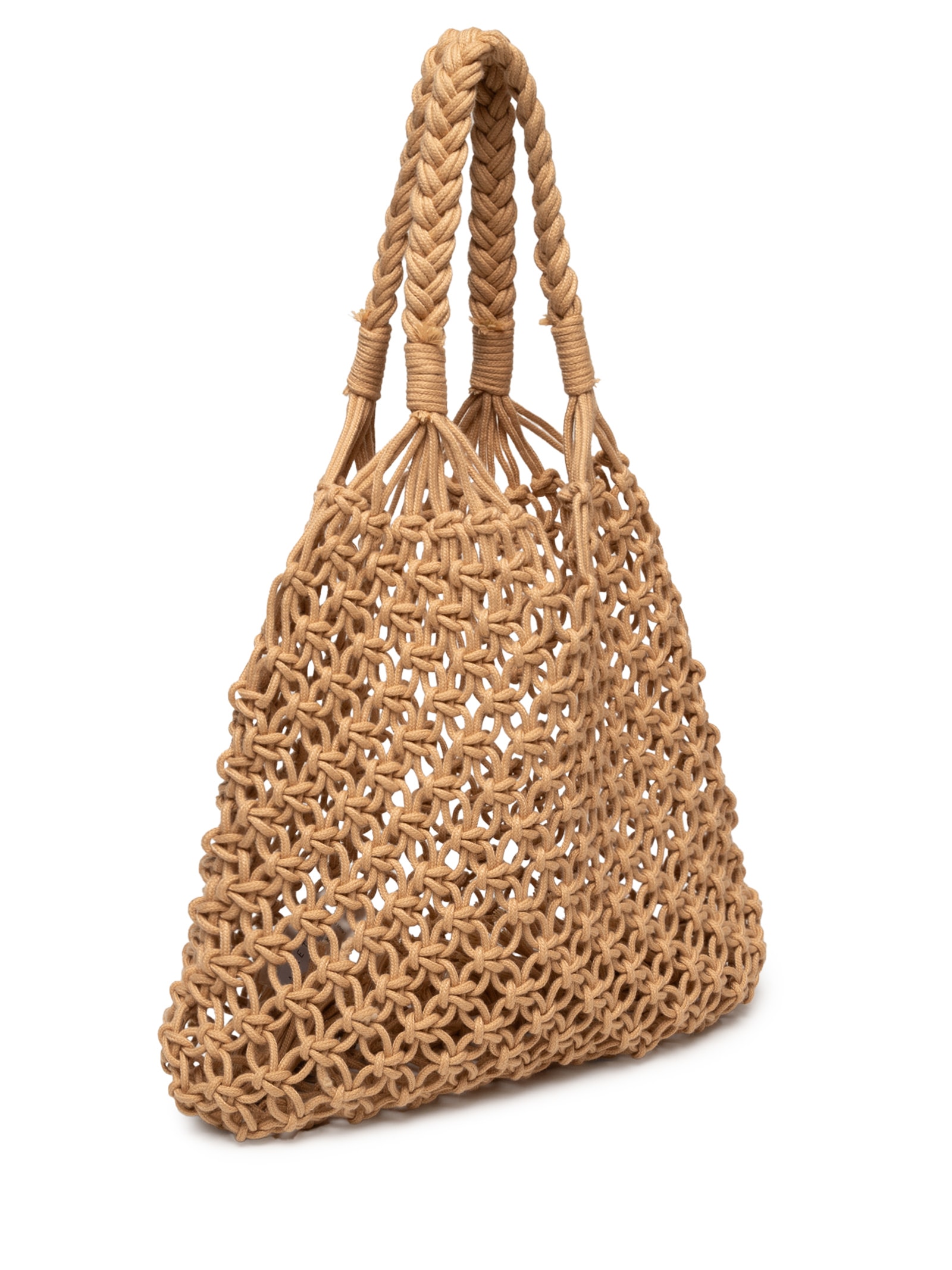 Bolsa Feminina Macramê Beachwear Bege Mktbeach