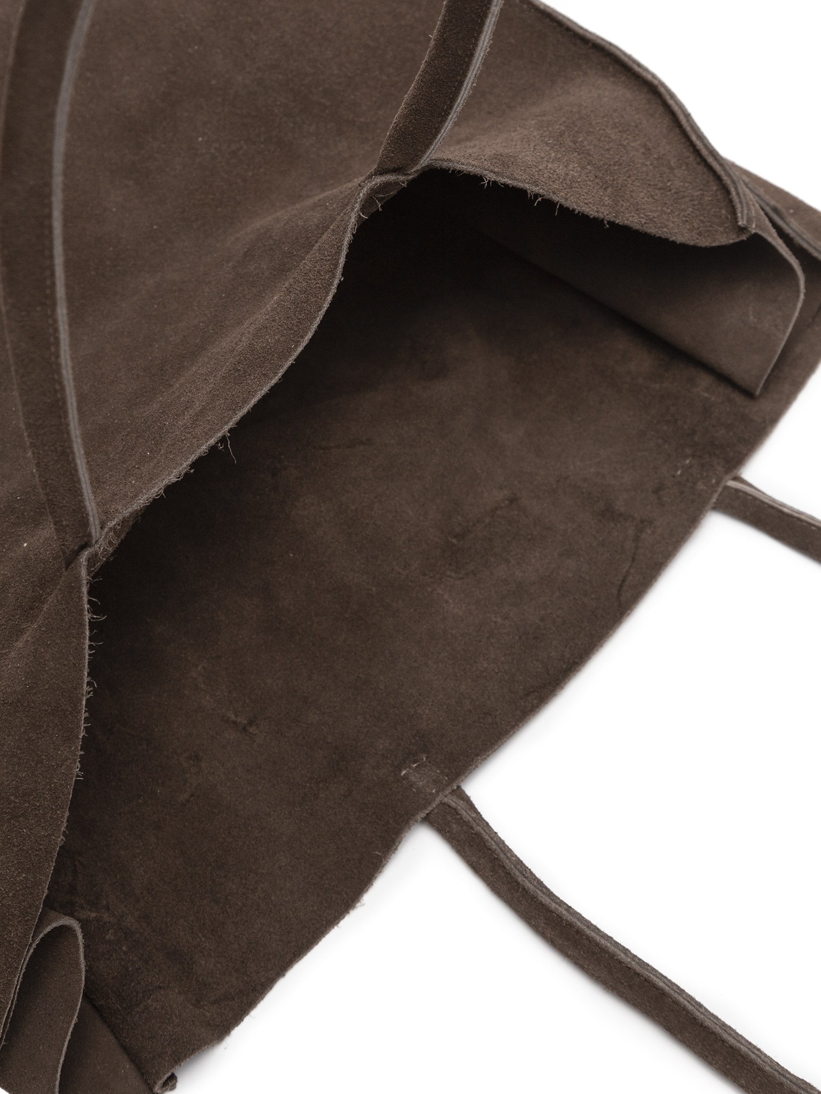 Bolsa Feminina Maxi Bag Em Camurça Marrom Market 33