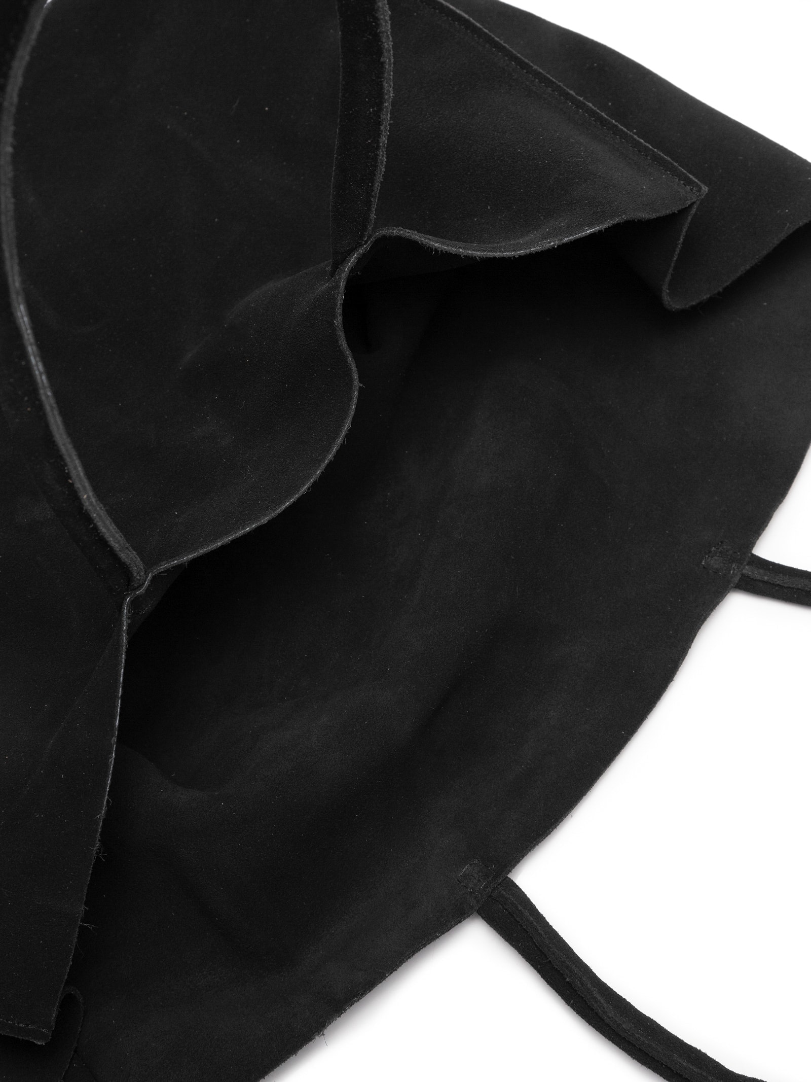 Bolsa Feminina Maxi Bag Em Camurça Preto Market 33