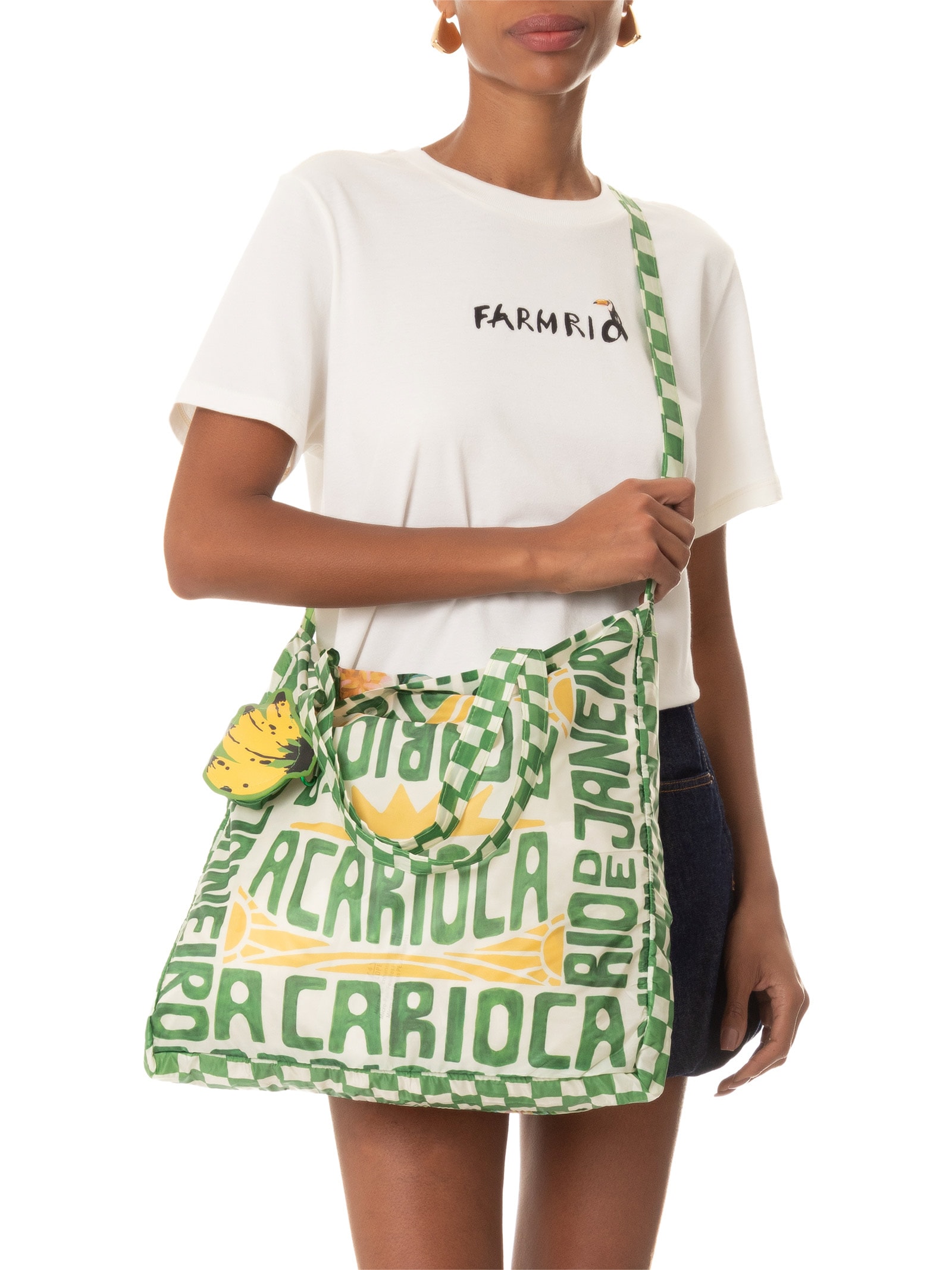 Bolsa Feminina Me Leva Biriba Carioca Verde Farm Etc