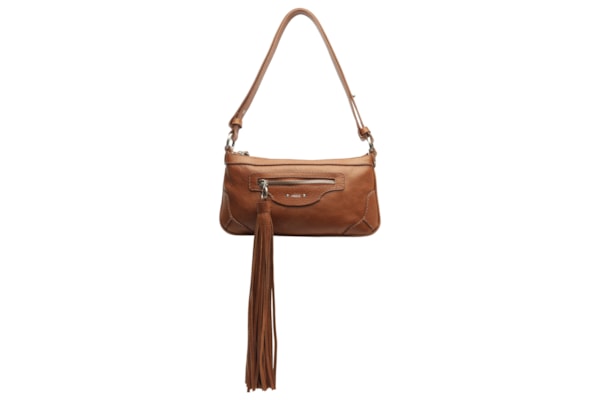 Bolsa Feminina Média Aged Leather - Marrom