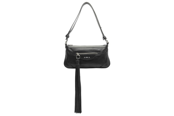 Bolsa Feminina Média Aged Leather - Preto