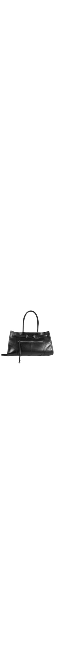 Bolsa Feminina Média Brat Couro - Preto
