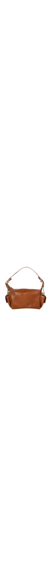 Bolsa Feminina Média Bulldog Enfeites - Marrom