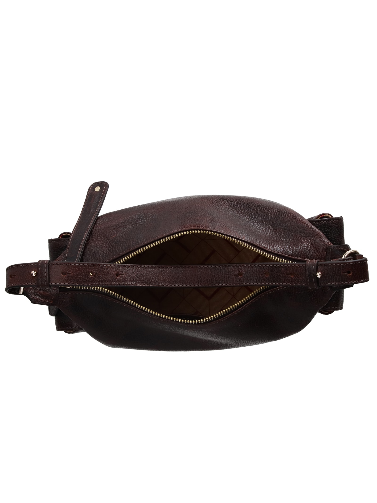 Bolsa Feminina Média Bulldog Enfeites Marrom Luiza Barcelos