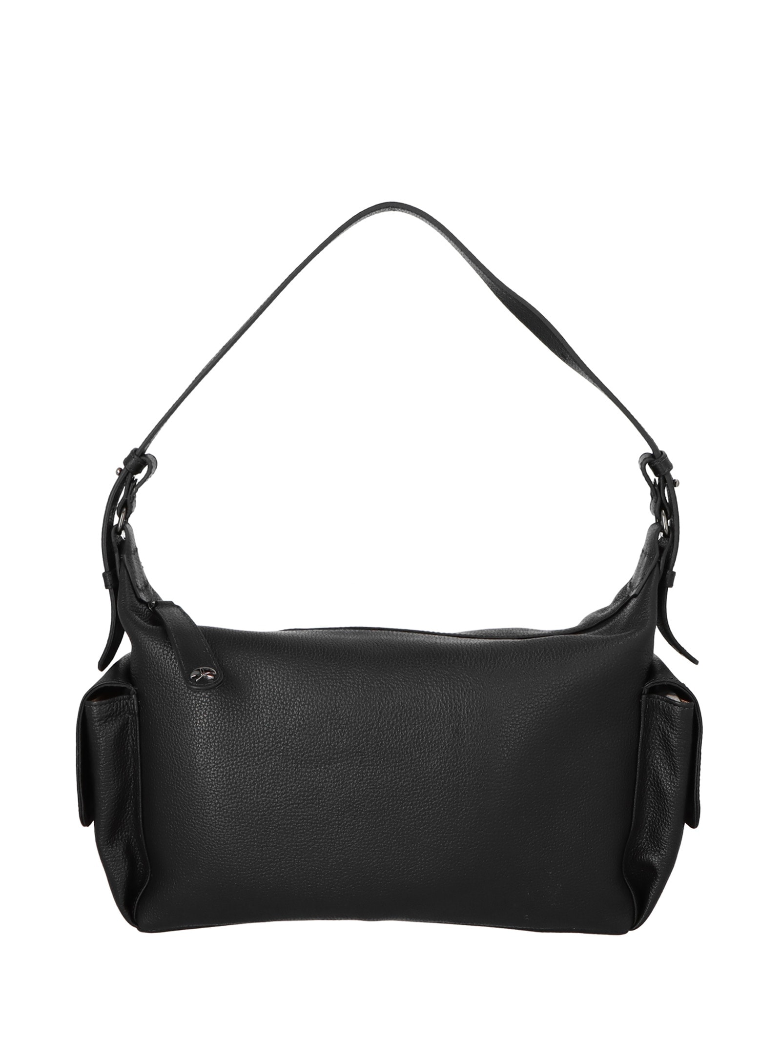 Bolsa Feminina Média Bulldog Enfeites Preto Luiza Barcelos