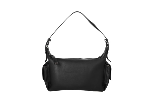 Bolsa Feminina Média Bulldog Enfeites - Preto