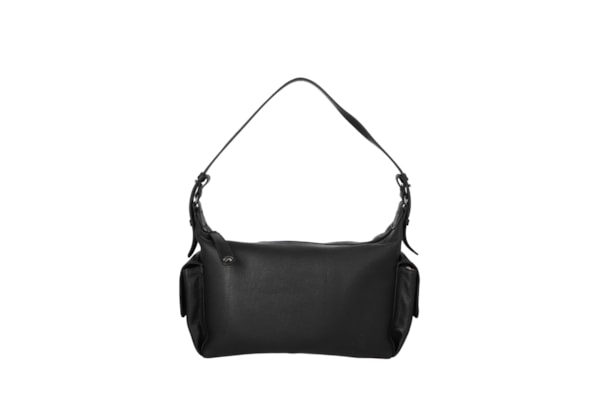 Bolsa Feminina Média Bulldog Enfeites - Preto