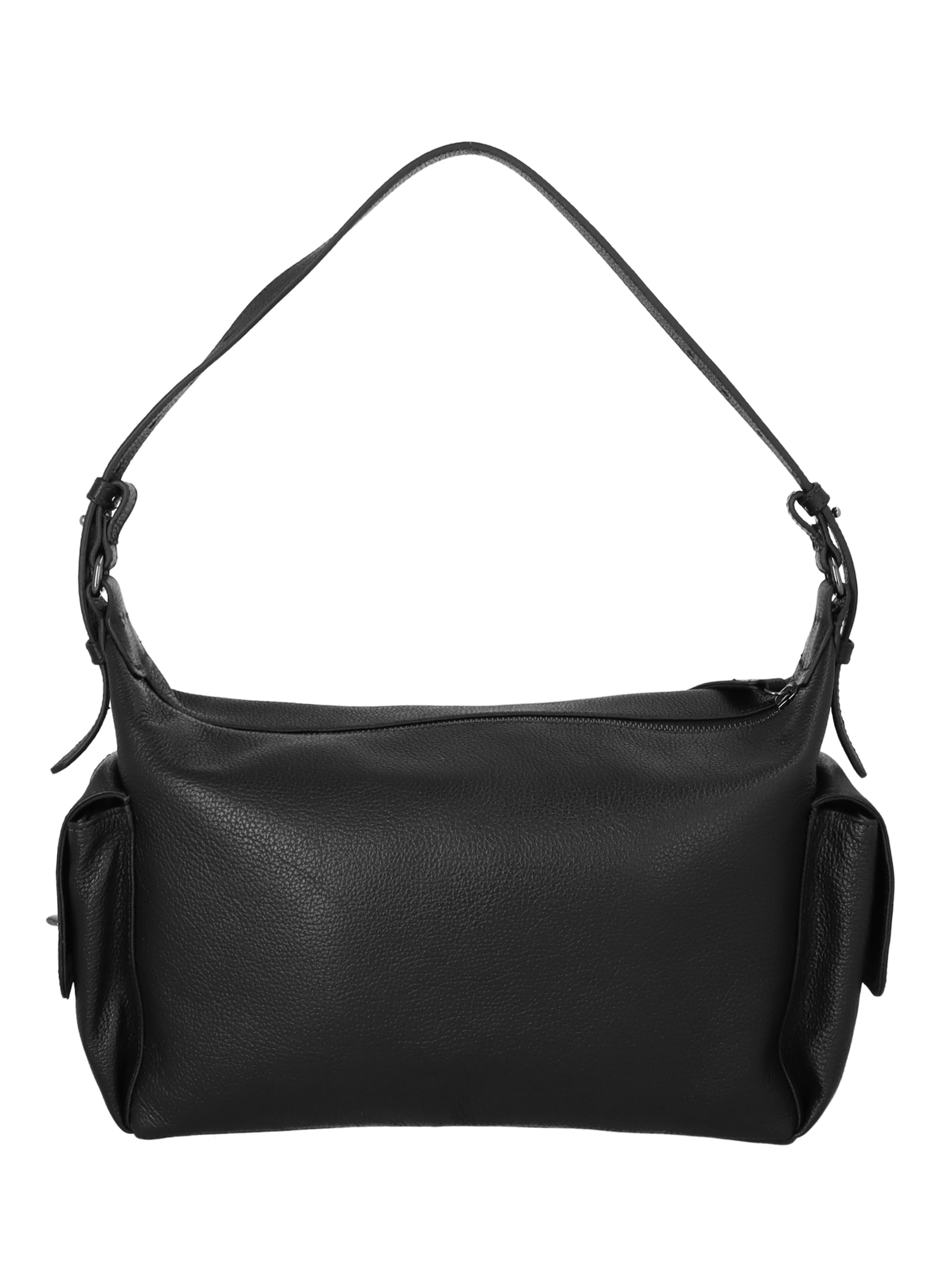 Bolsa Feminina Média Bulldog Enfeites Preto Luiza Barcelos