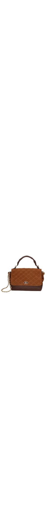 Bolsa Feminina Média Camurça Viena - Marrom