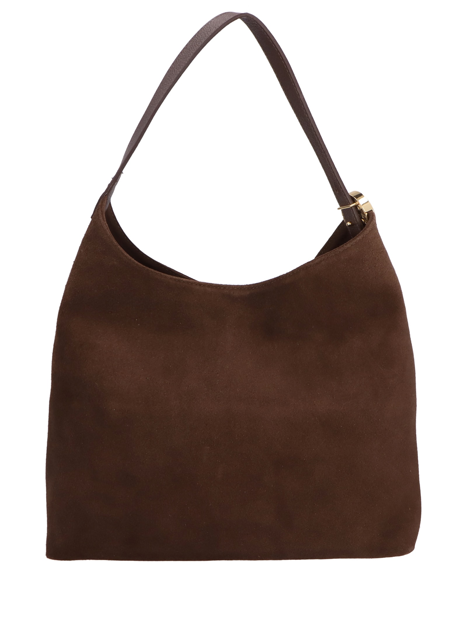 Bolsa Feminina Média Camurçao Viena Marrom Luiza Barcelos