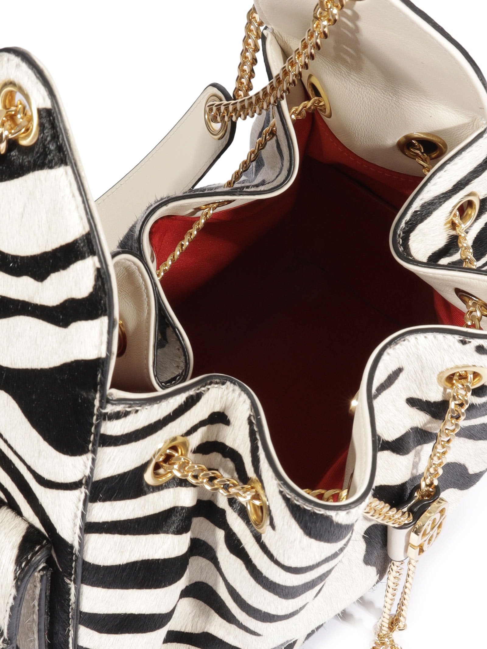 Bolsa Feminina Média Couro Animal Print Schutz