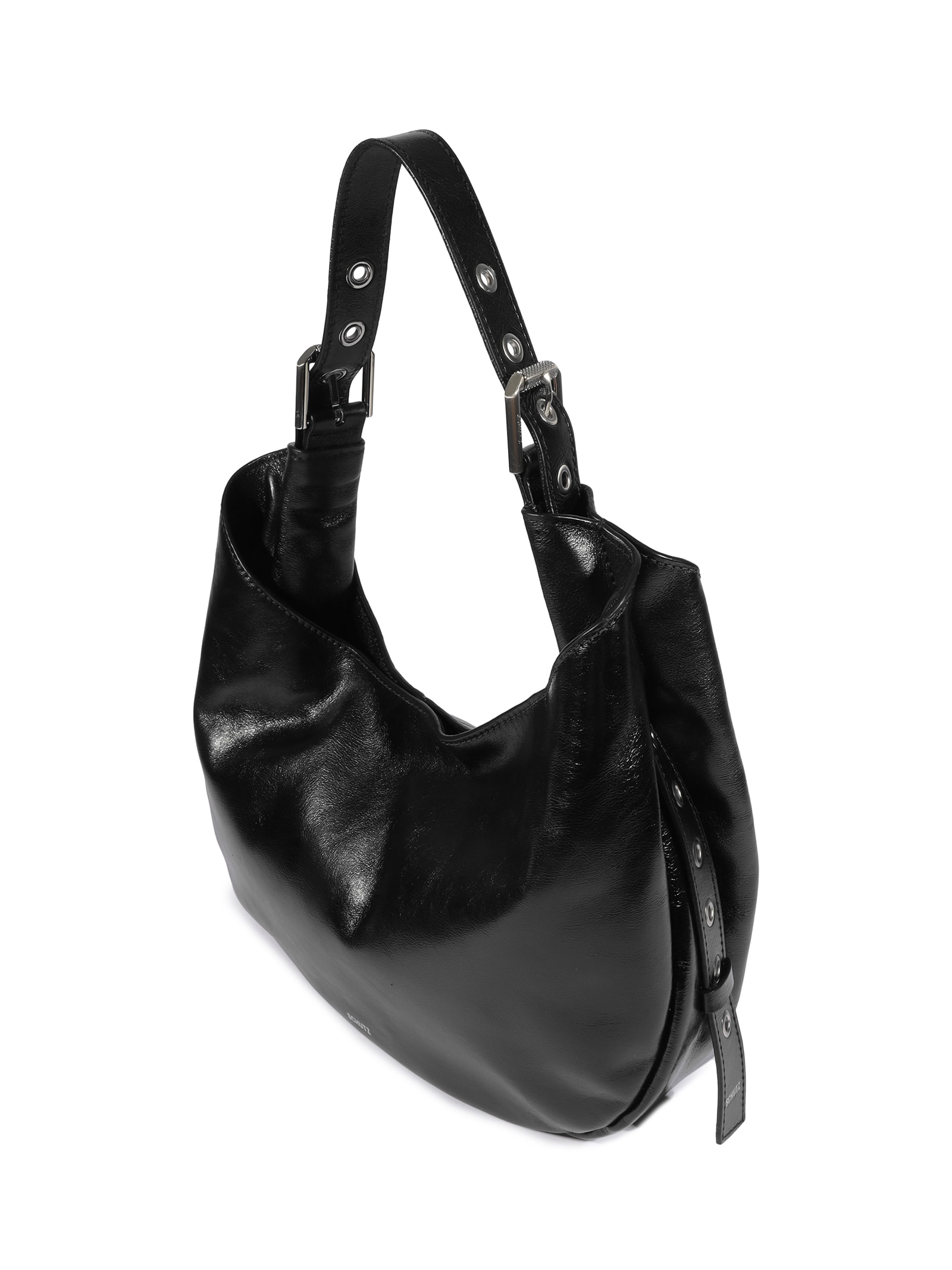 Bolsa Feminina Média Couro Preto Schutz