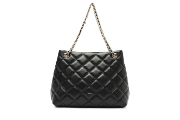 Bolsa Feminina Média Couro - Preto