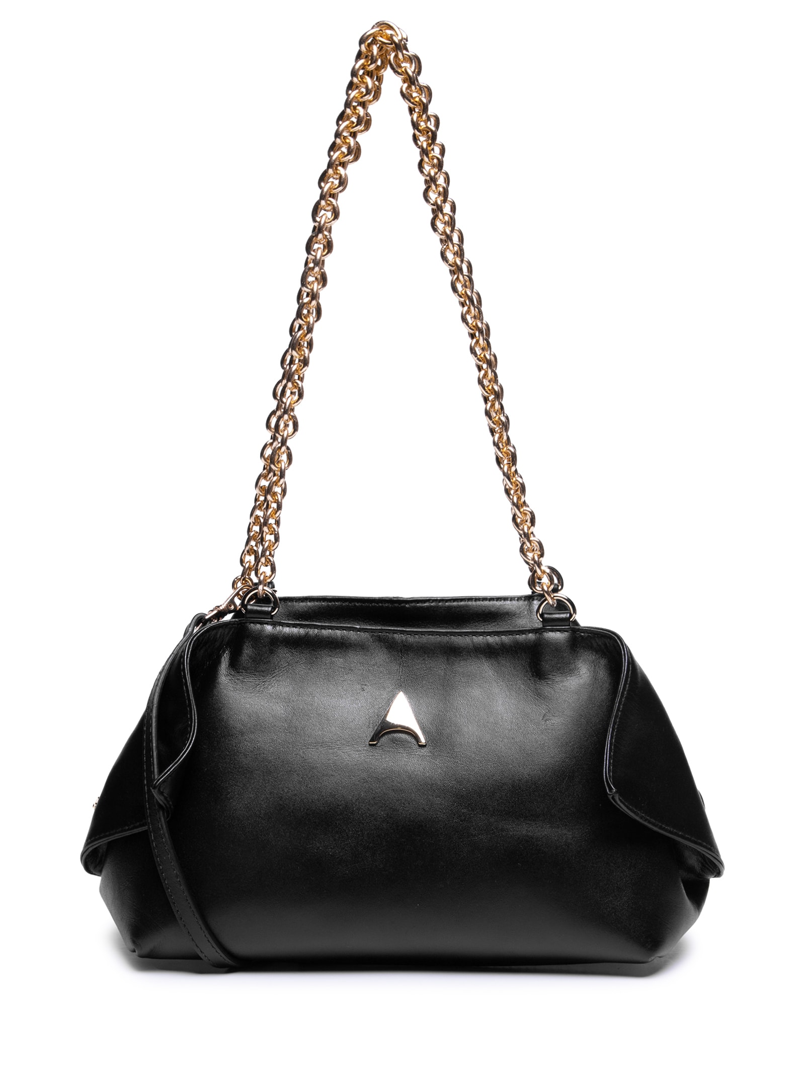 Bolsa Feminina Média Couro Preto Carrano