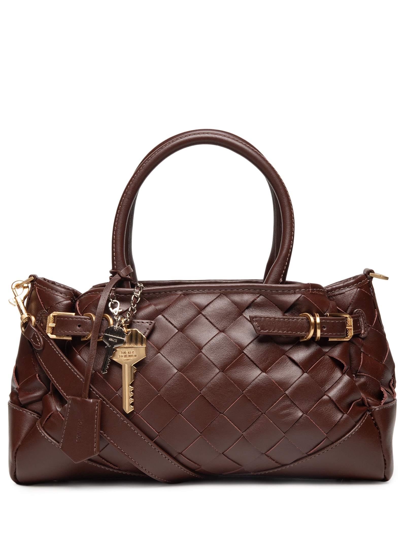 Bolsa Feminina Média Easy Leather Marrom Schutz