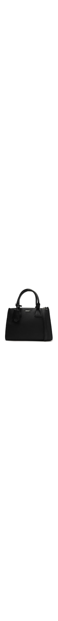 Bolsa Feminina Média Eco New Saffiani - Preto