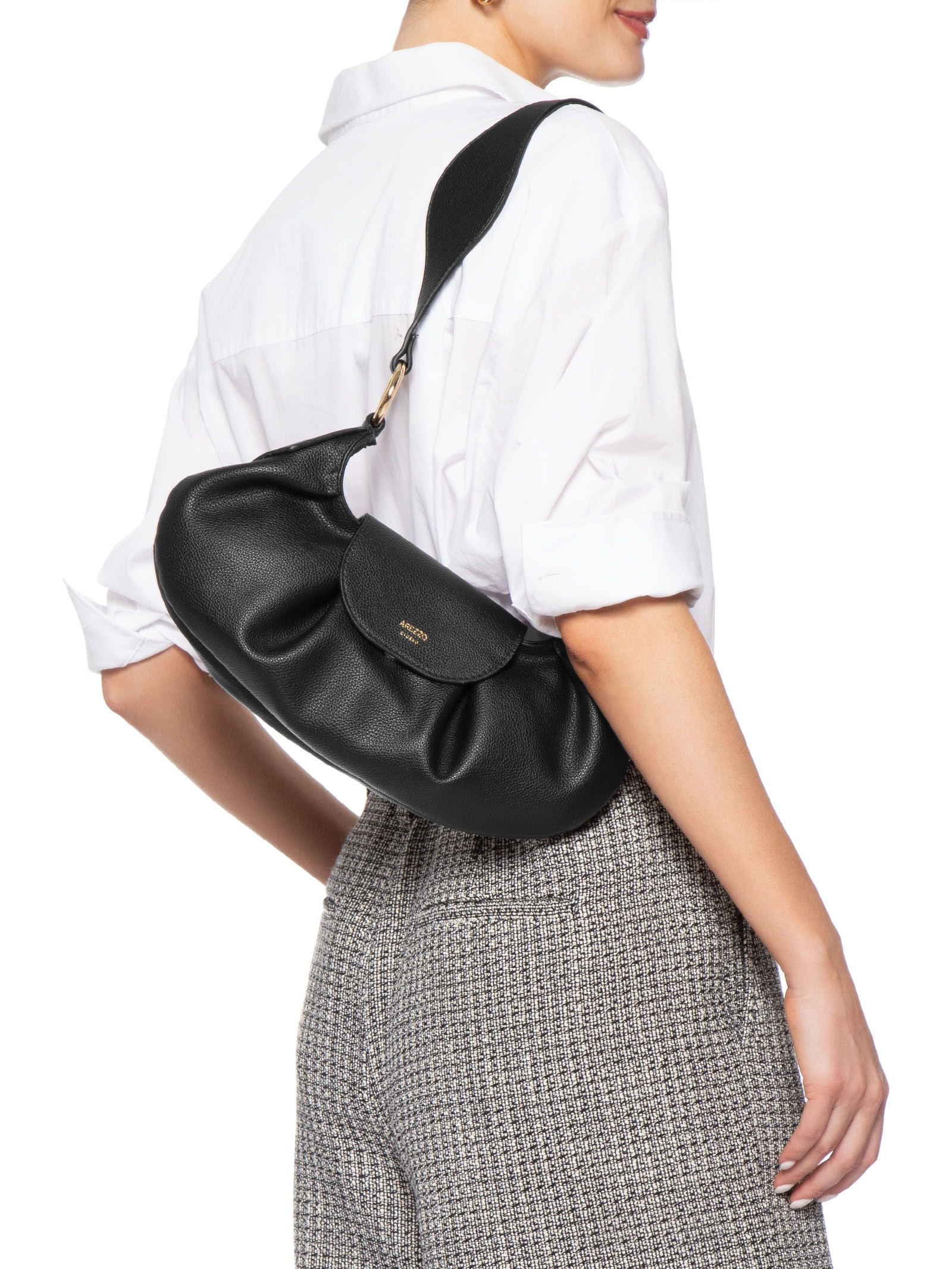 Bolsa Feminina Média Eco Relax Preto Arezzo