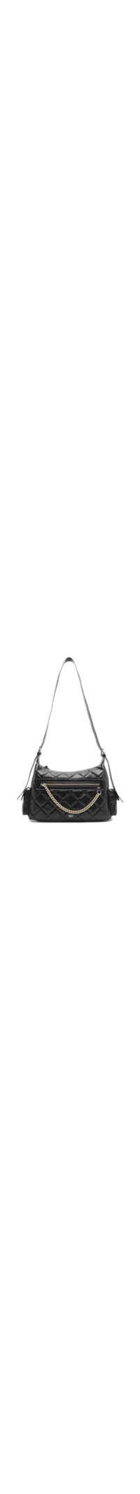 Bolsa Feminina Média Eco Soft Shine - Preto
