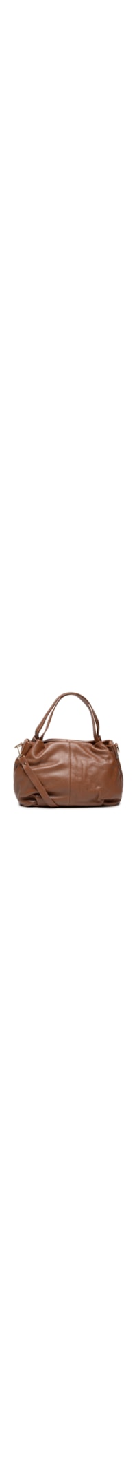 Bolsa Feminina Média Em Couro - Marrom