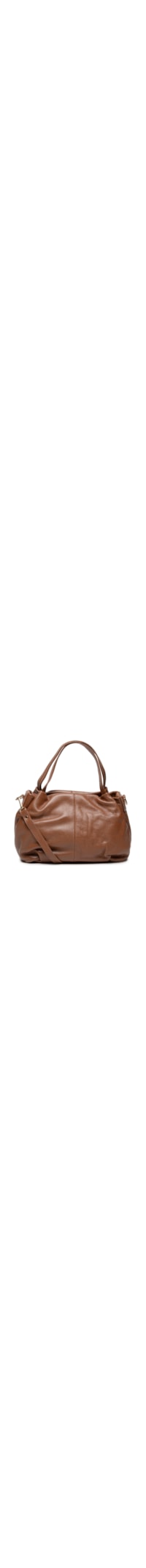 Bolsa Feminina Média Em Couro - Marrom