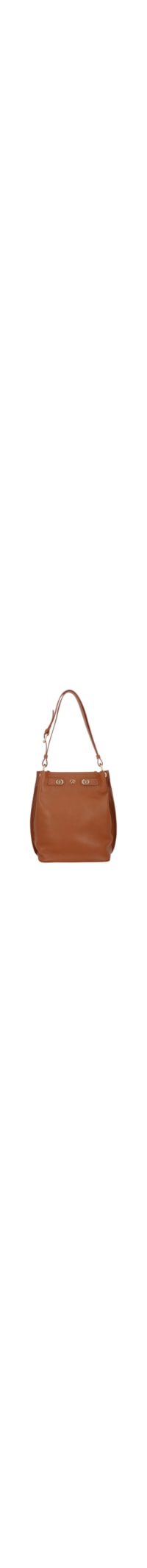 Bolsa Feminina Média Em Couro - Marrom