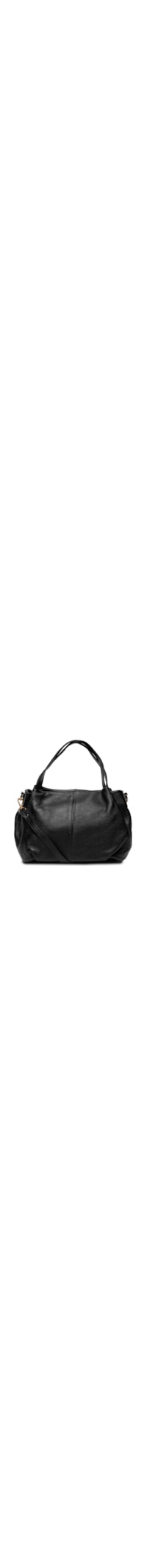Bolsa Feminina Média Em Couro - Preto