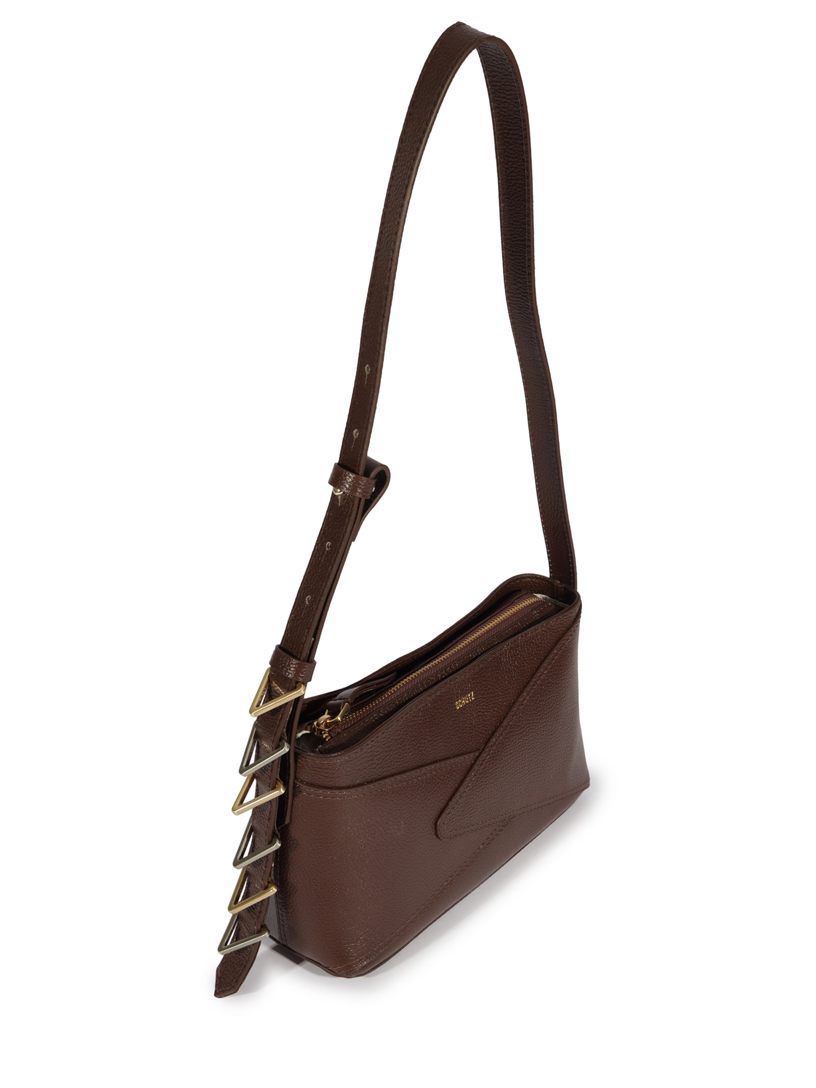 Bolsa Feminina Média Floater Smooth Marrom Schutz