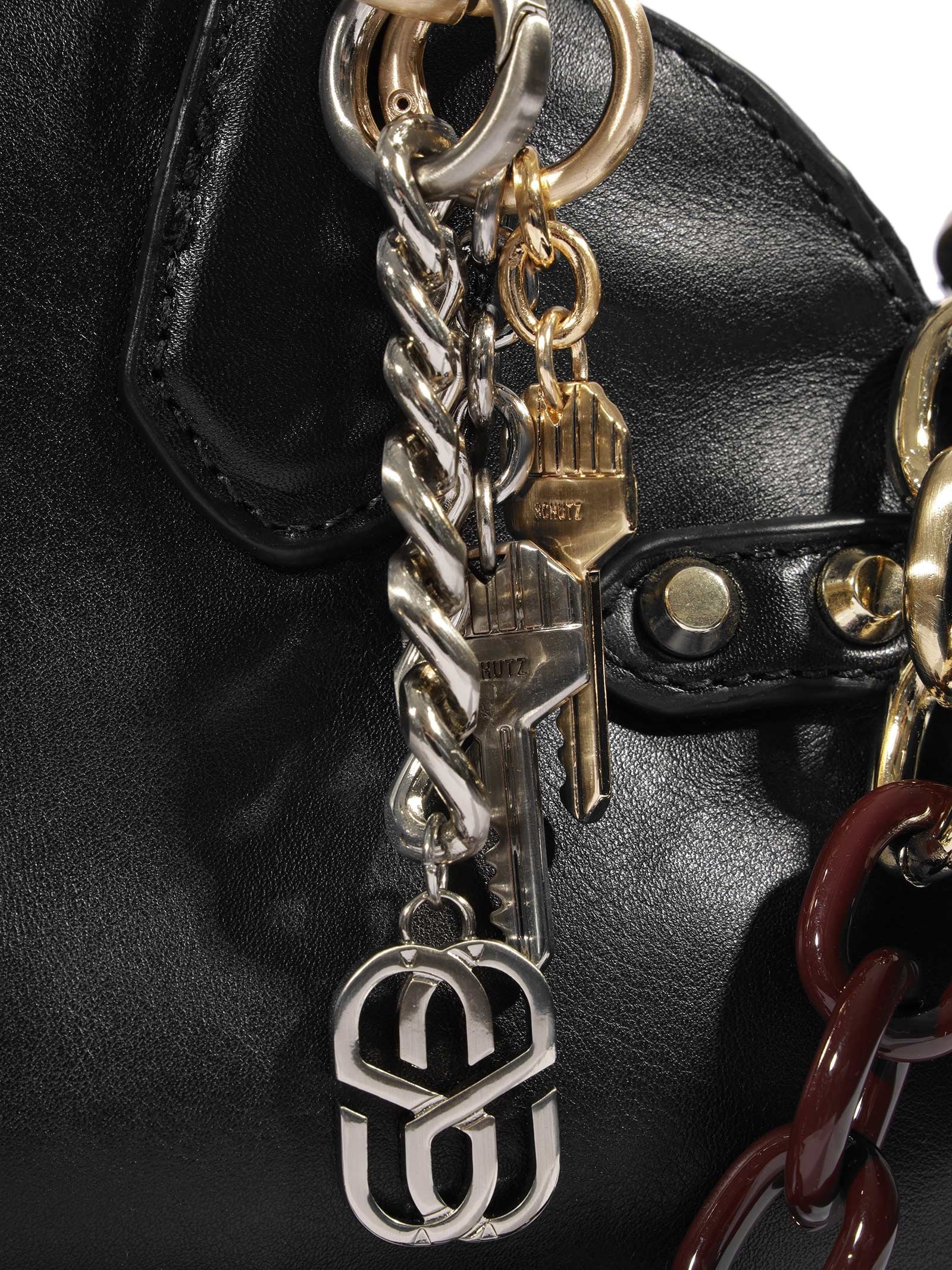 Bolsa Feminina Média Full Soft Calf Preto Schutz