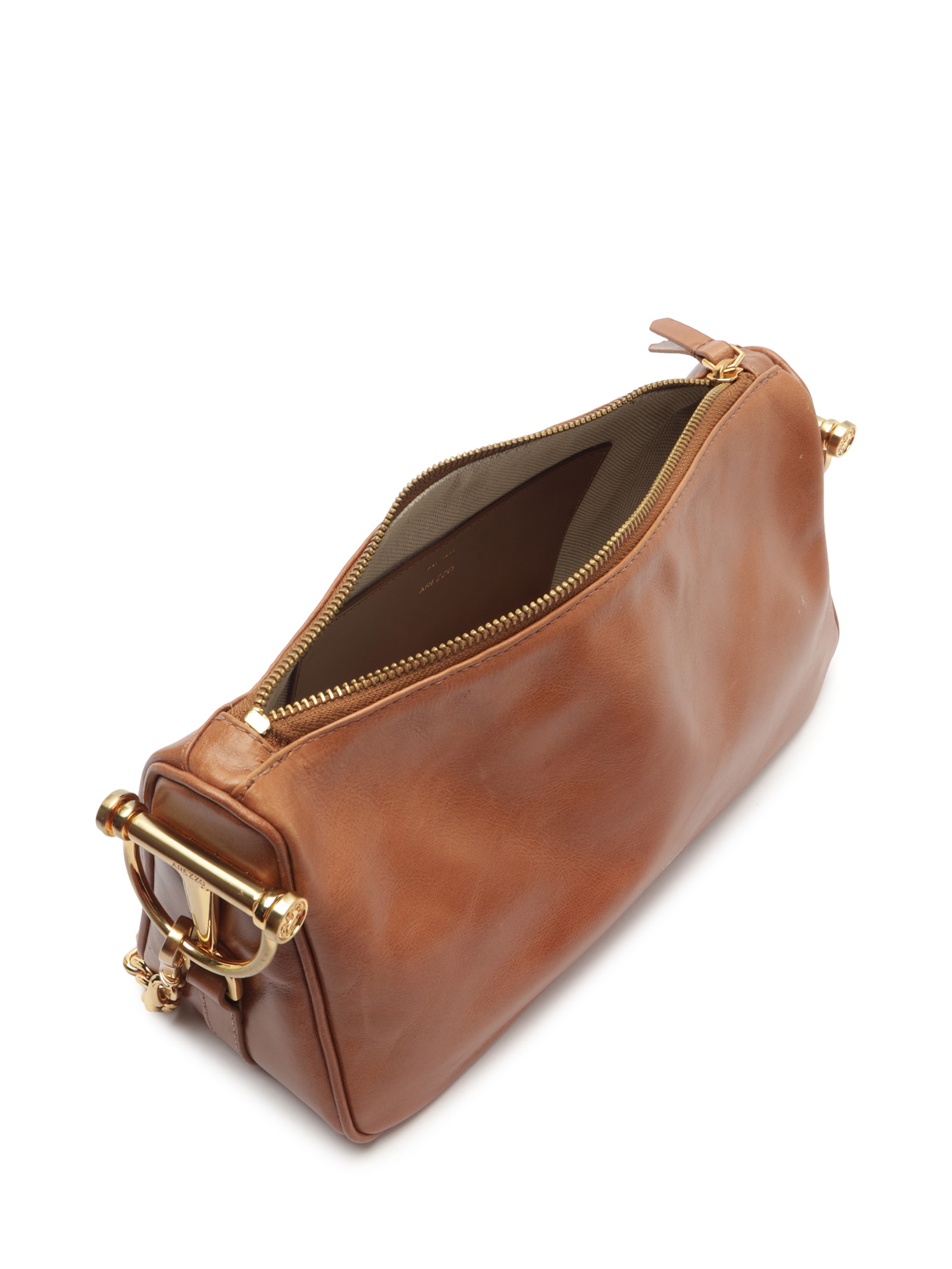 Bolsa Feminina  Média  Leather Arizona Marrom Arezzo