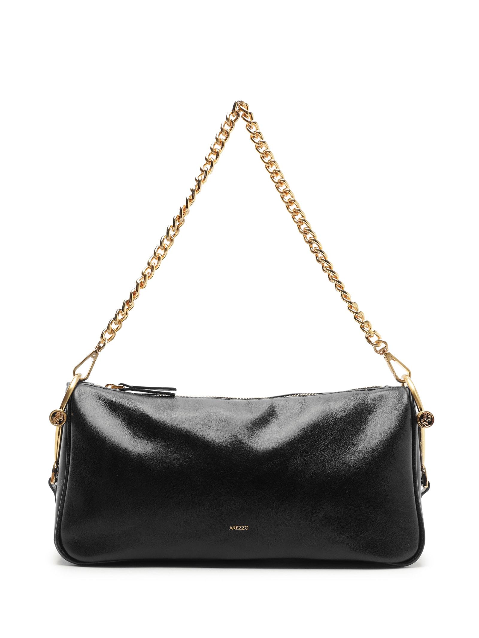 Bolsa Feminina Média Leather Arizona Preto Arezzo