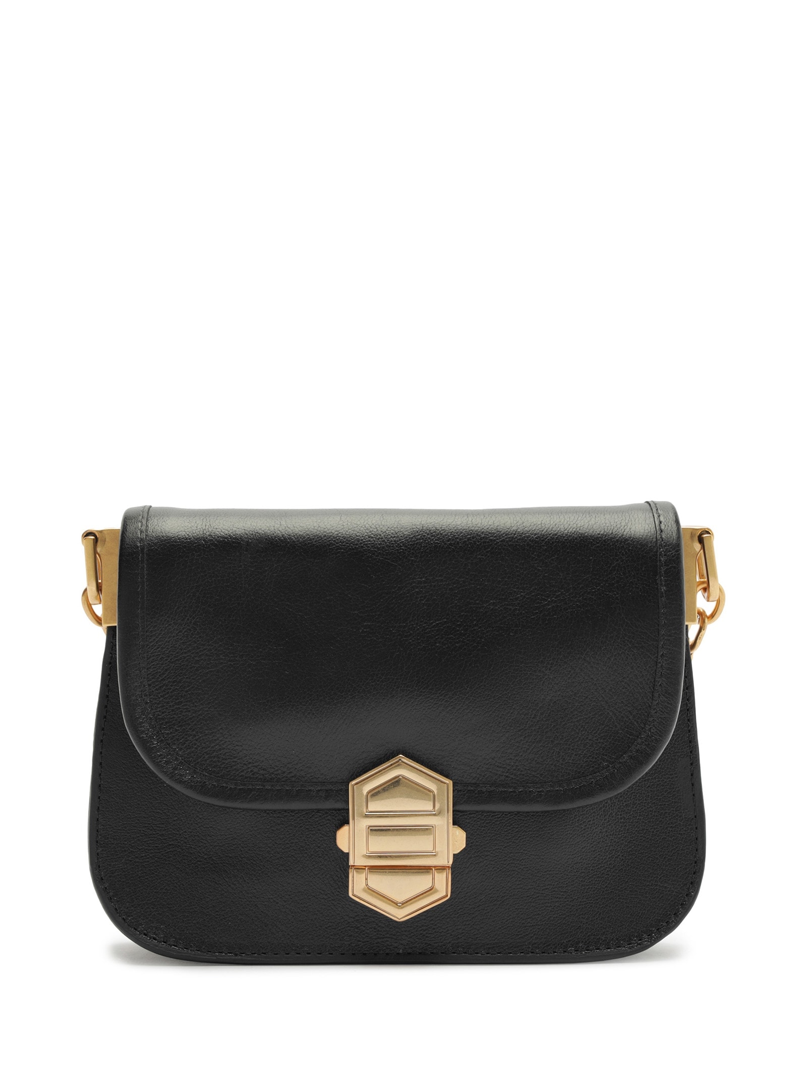 Bolsa Feminina Média Leather  Sand Preto Arezzo