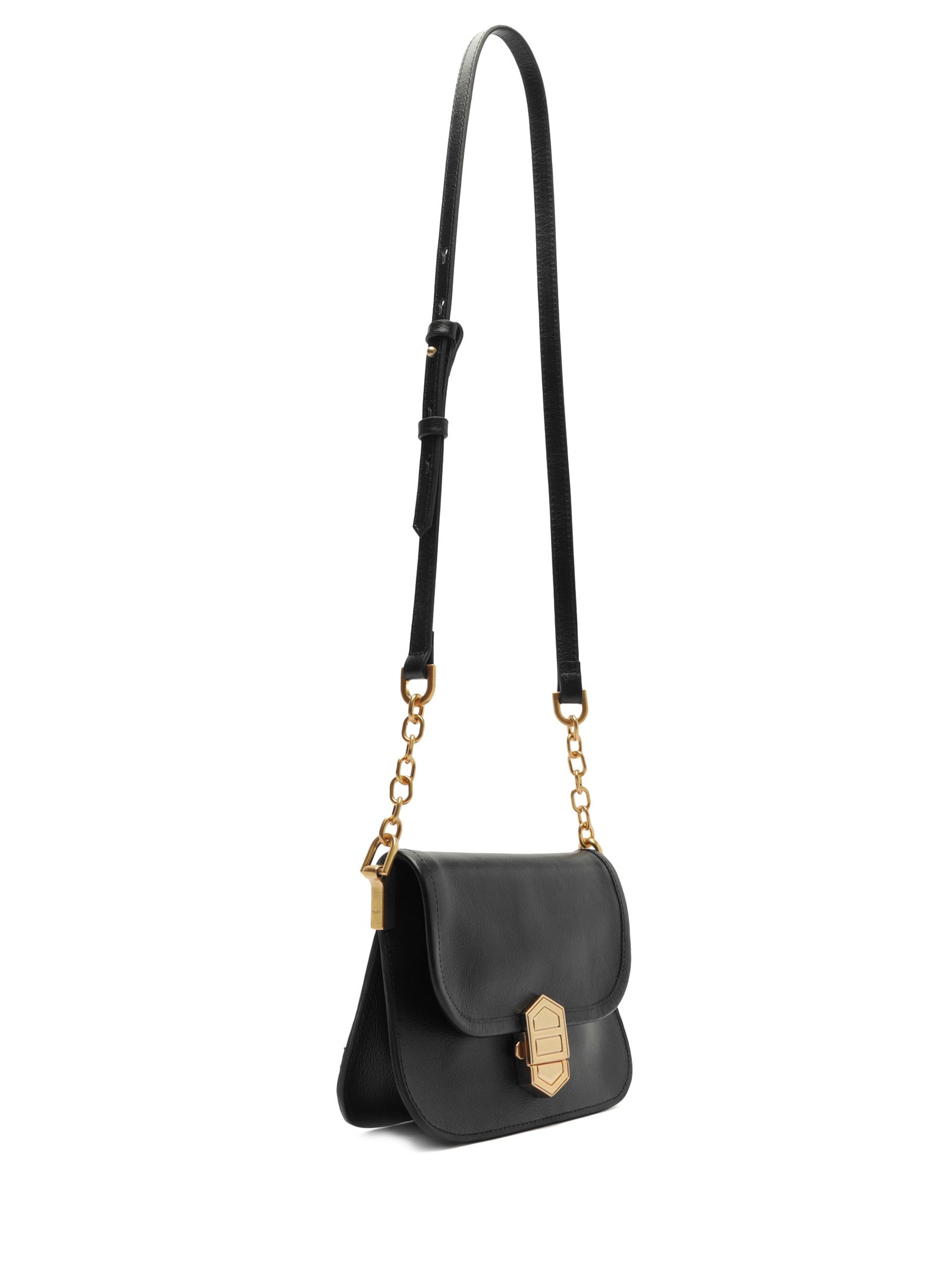 Bolsa Feminina Média Leather  Sand Preto Arezzo