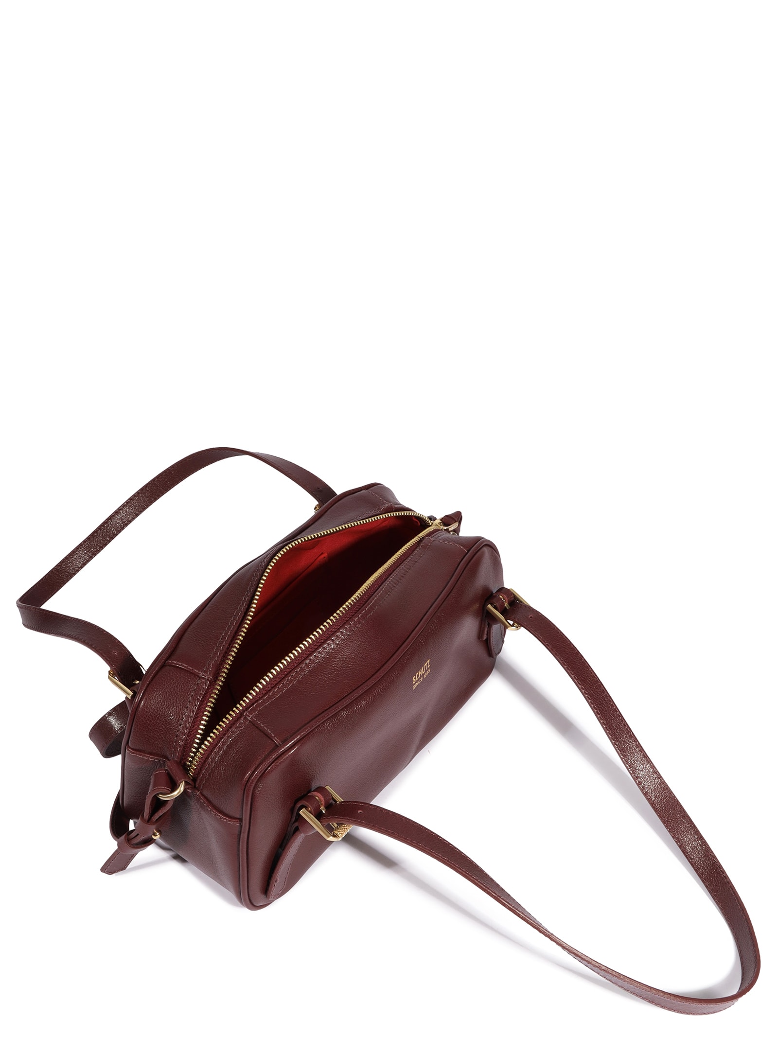 Bolsa Feminina Média Napa Glove Vermelho Schutz