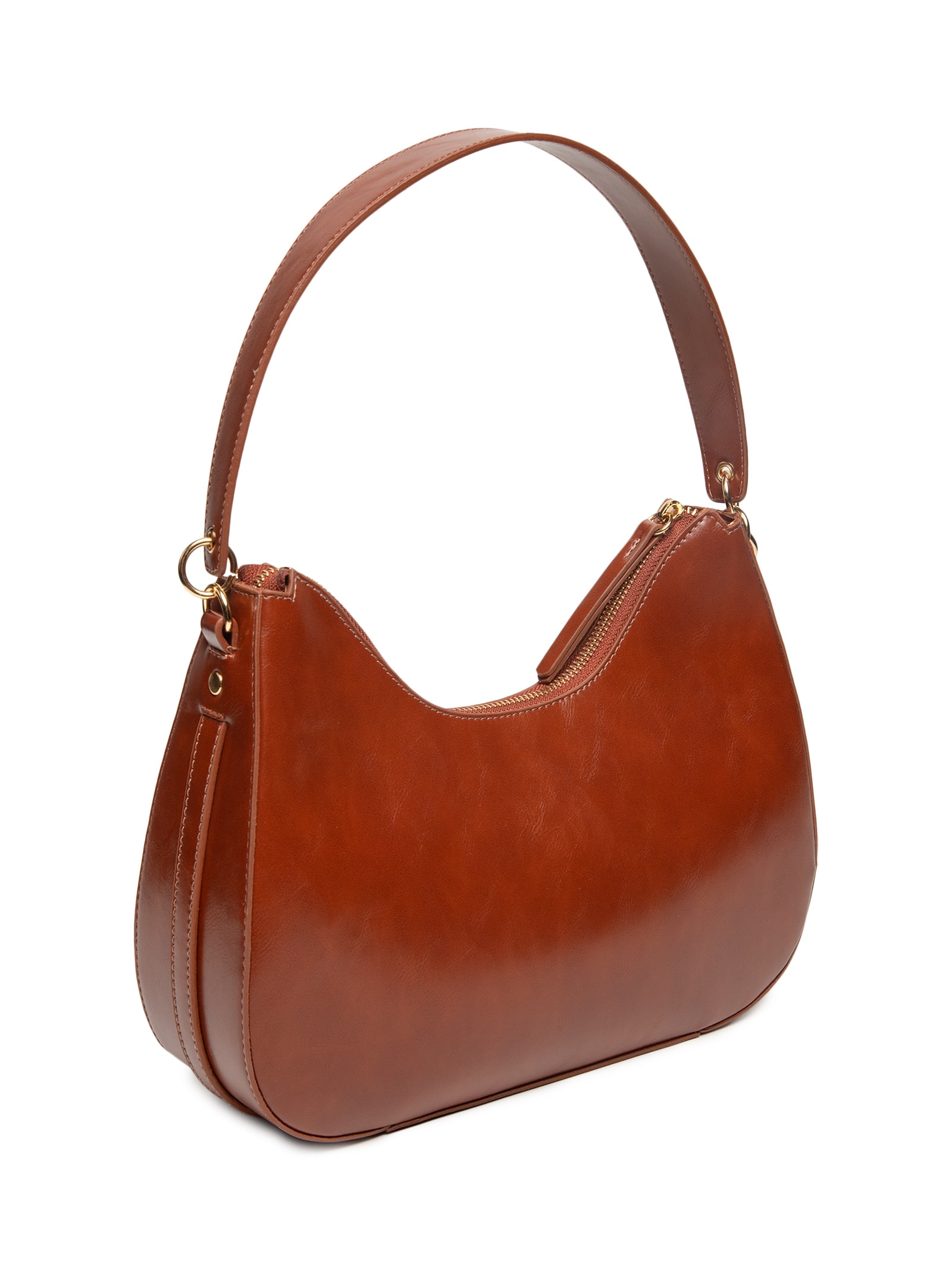 Bolsa Feminina Média Napa Madrid Other Marrom Schutz