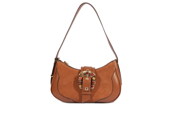 Bolsa Feminina Média Sable Couro - Marrom