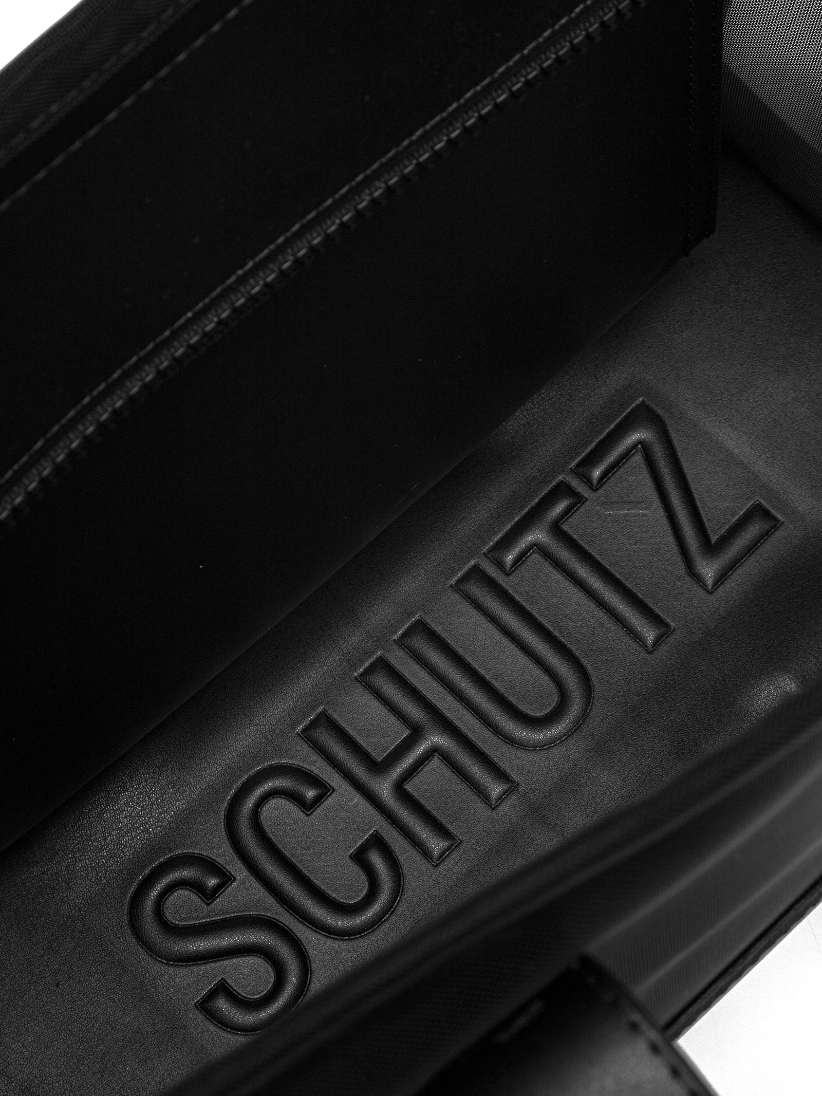 Bolsa Feminina Média Tela Easy Leather Preto Schutz