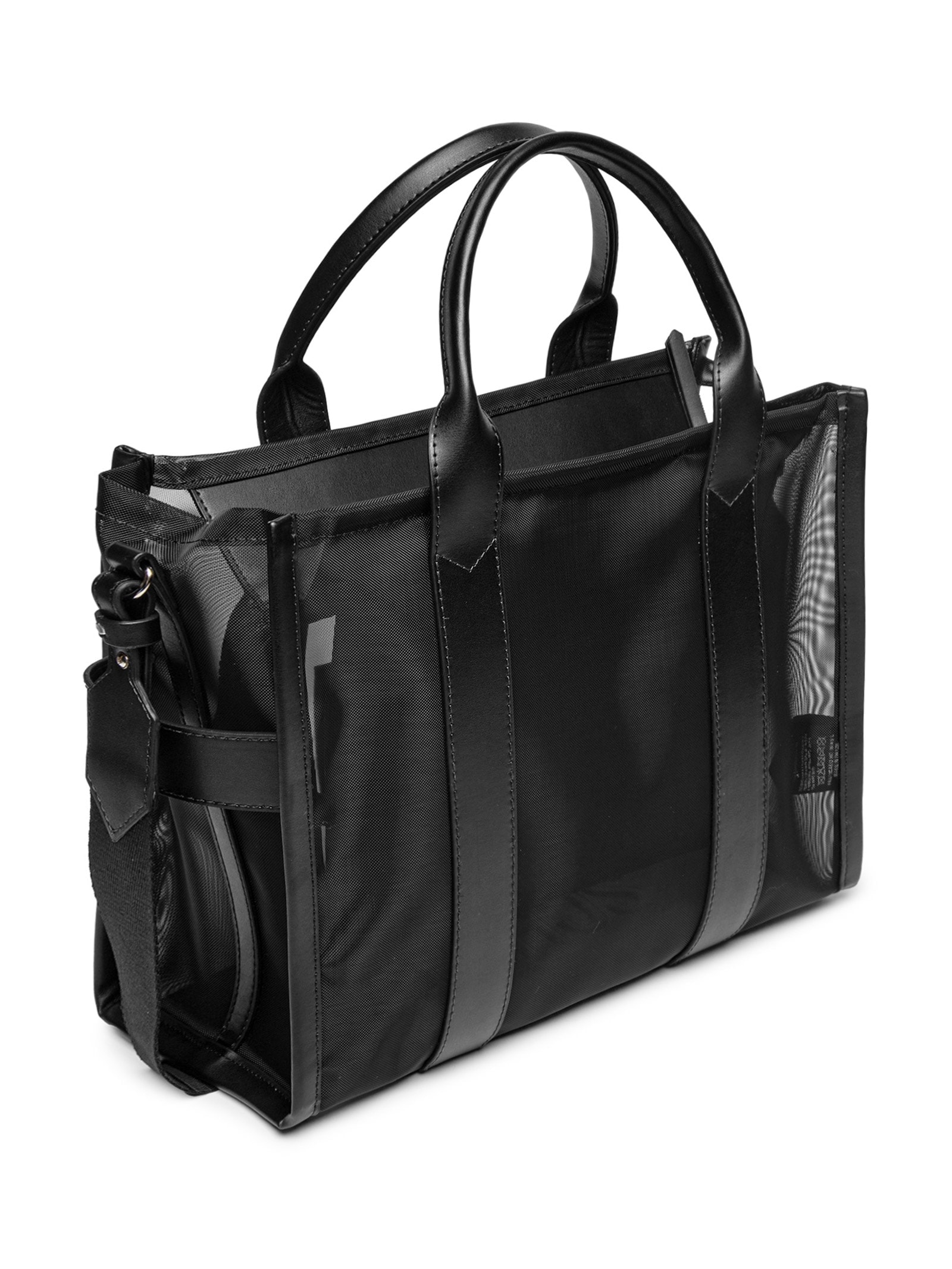 Bolsa Feminina Média Tela Easy Leather Preto Schutz