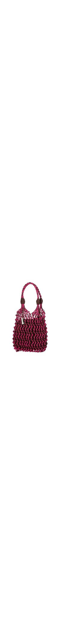 Bolsa Feminina Média Tramada Em Couro - Marrom