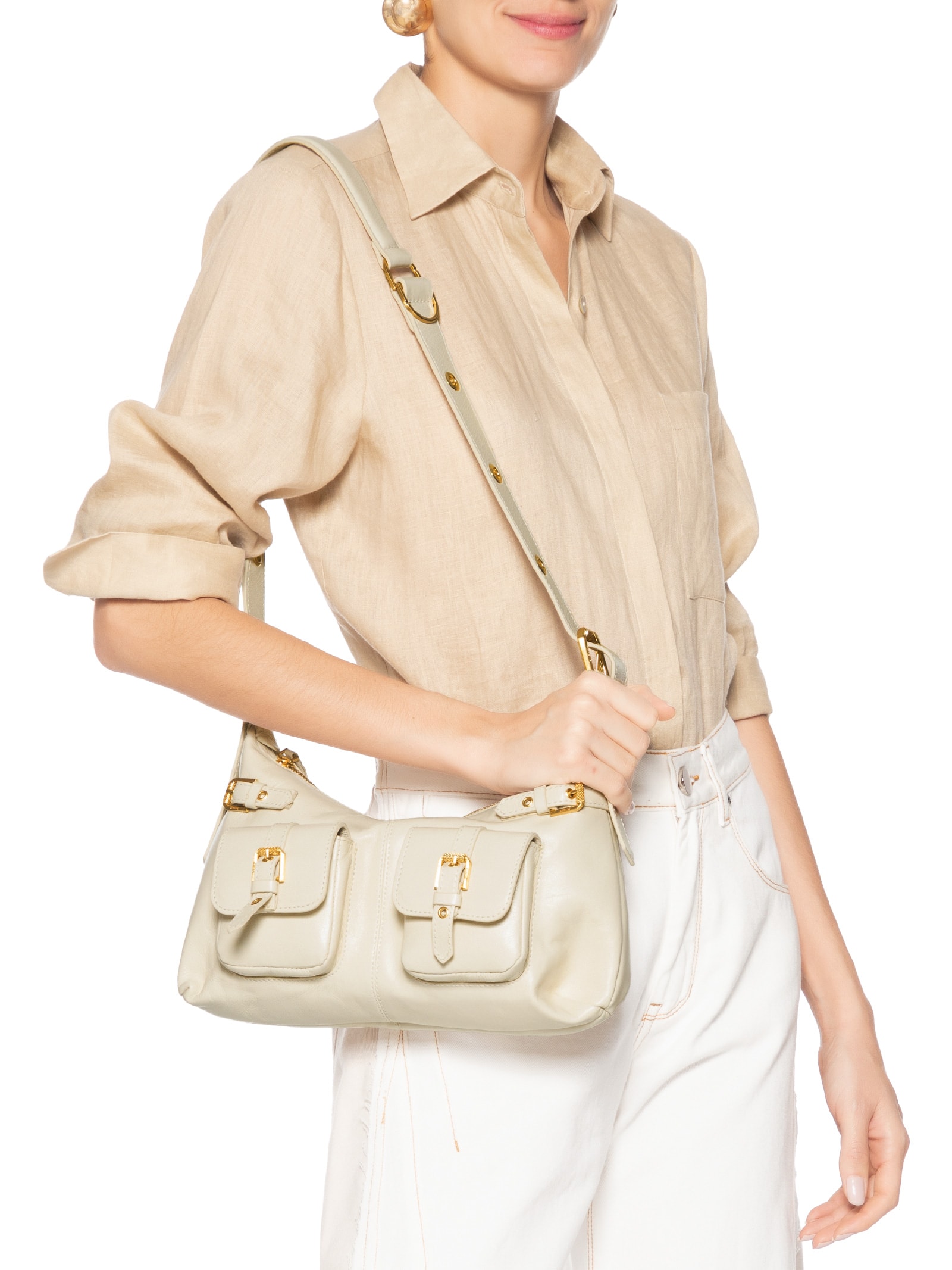 Bolsa Feminina Média Trentino Branco Schutz