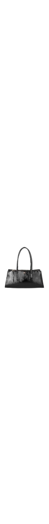 Bolsa Feminina Média Verniz - Preto