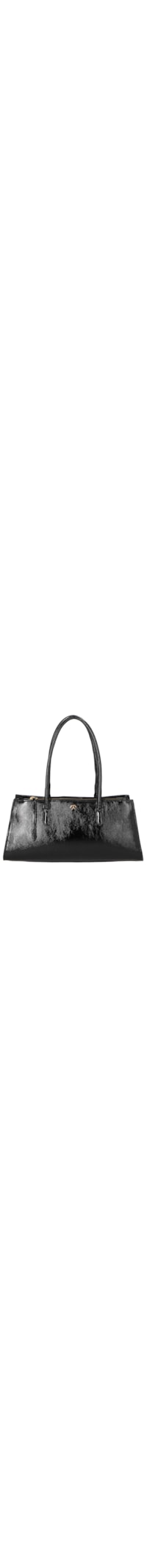 Bolsa Feminina Média Verniz - Preto