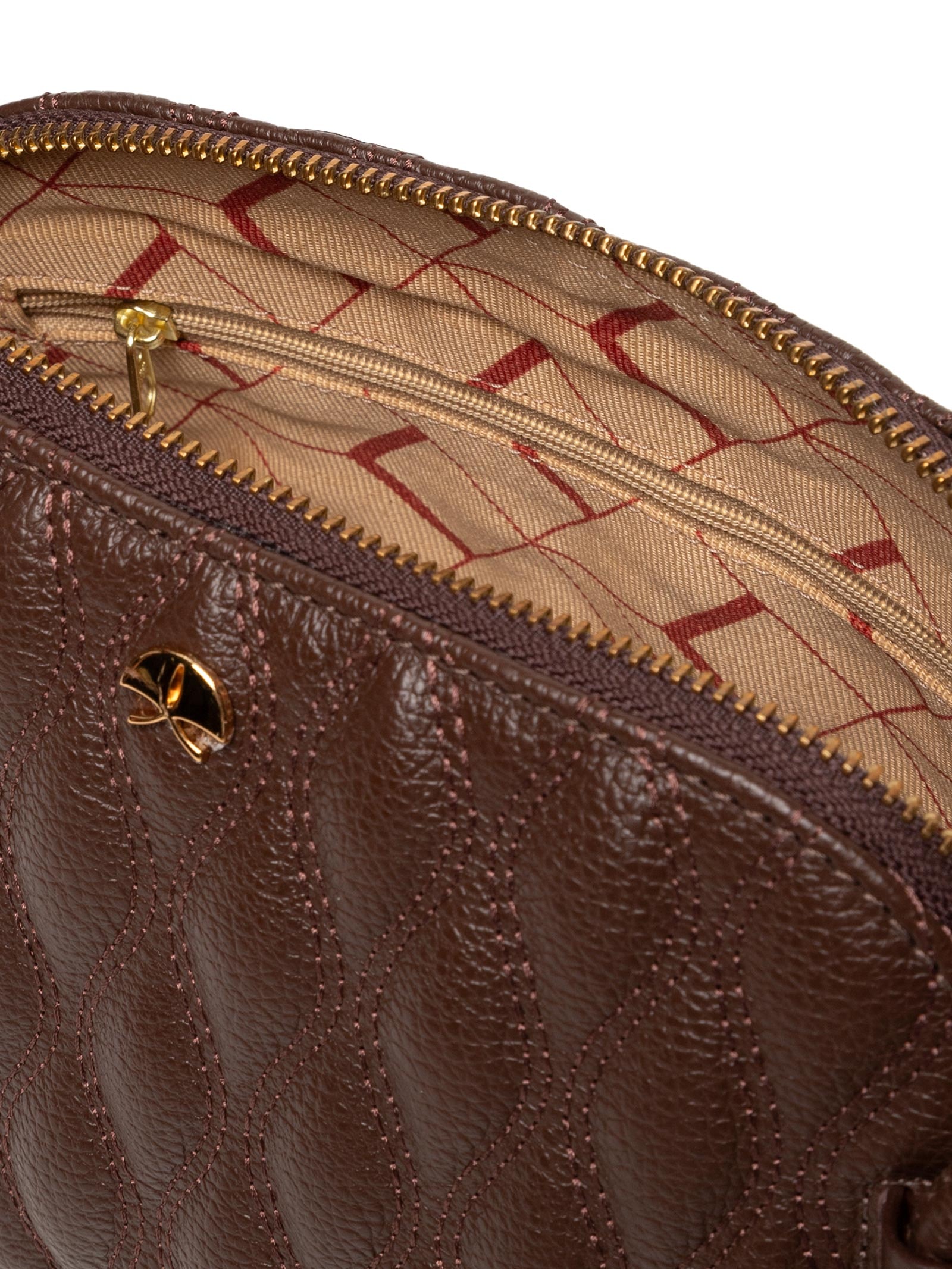 Bolsa Feminina Média Viena Marrom Luiza Barcelos