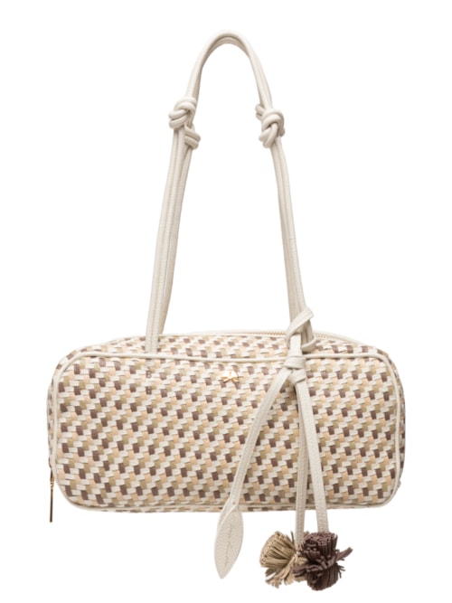 Bolsa Feminina Média Viena – Off White