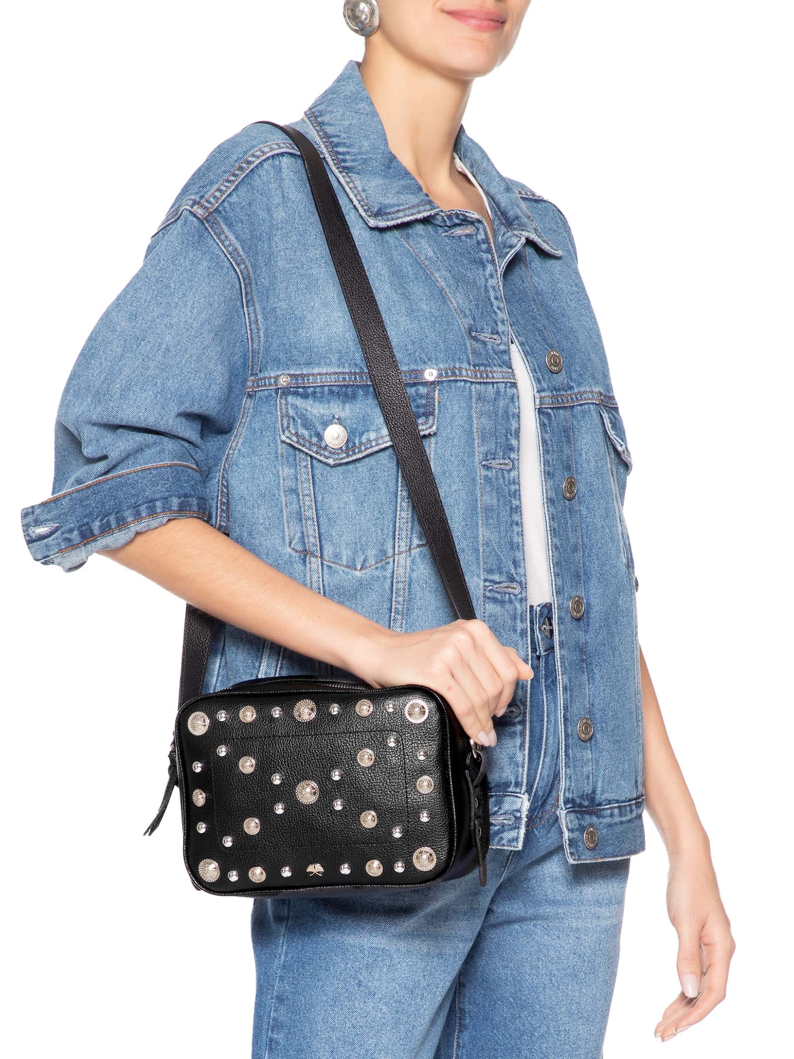 Bolsa Feminina Média Viena Preto Luiza Barcelos