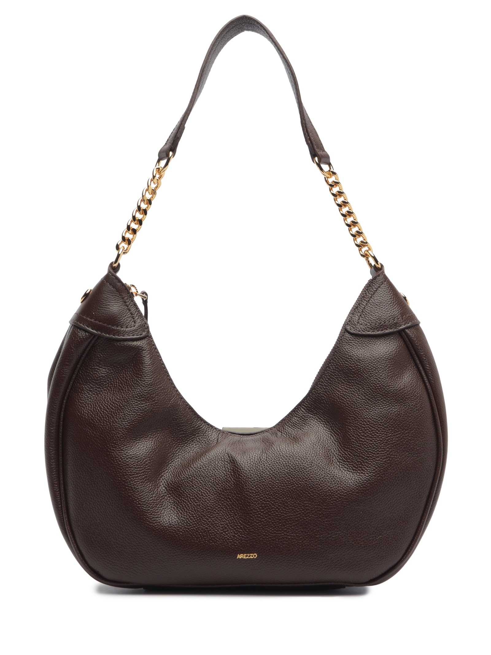 Bolsa Feminina Meia Lua Marrom Arezzo