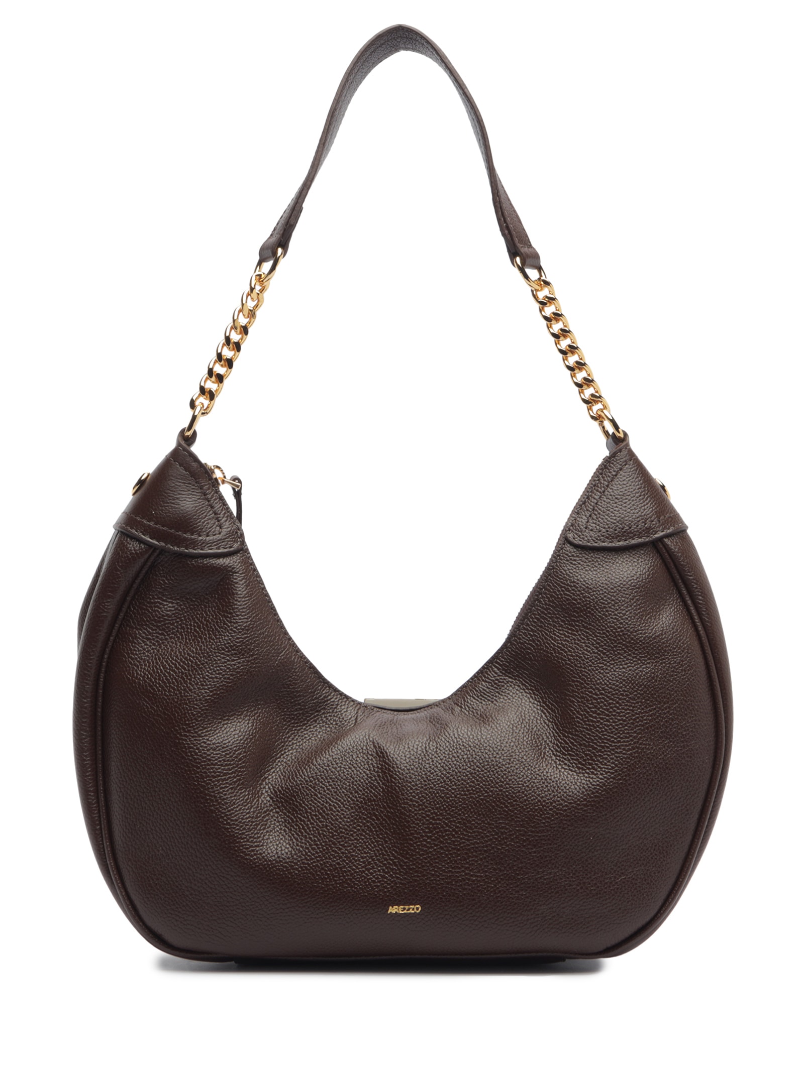 Bolsa Feminina Meia Lua Marrom Arezzo
