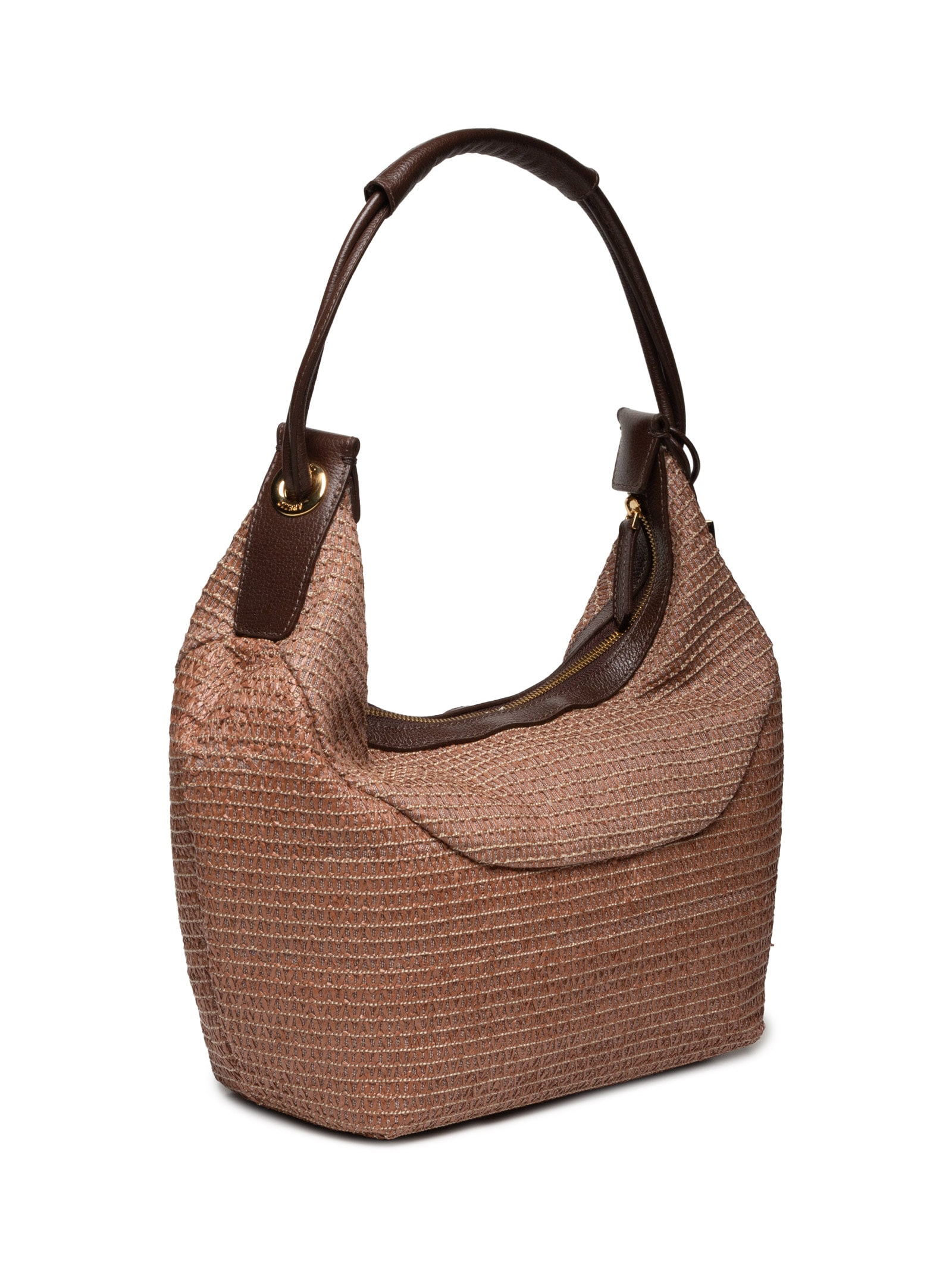 Bolsa Feminina Meia Lua Pingentes Marrom Arezzo + Isla