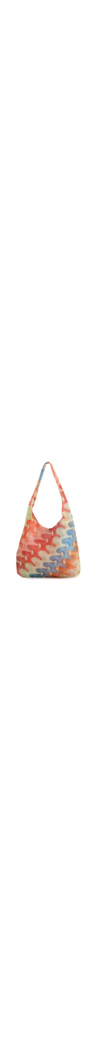 Bolsa Feminina Mesh Copatucano Multicolorido - Laranja