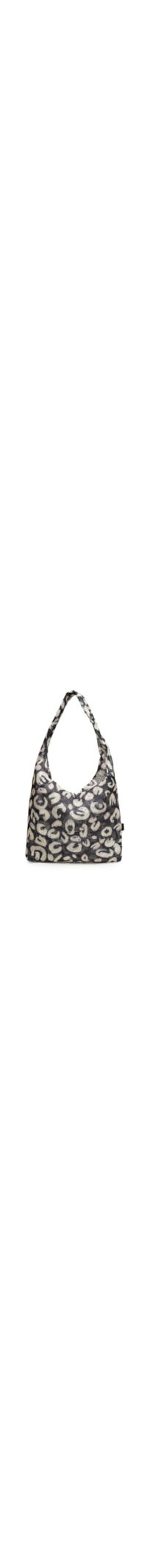 Bolsa Feminina Mesh Decorada - Preto